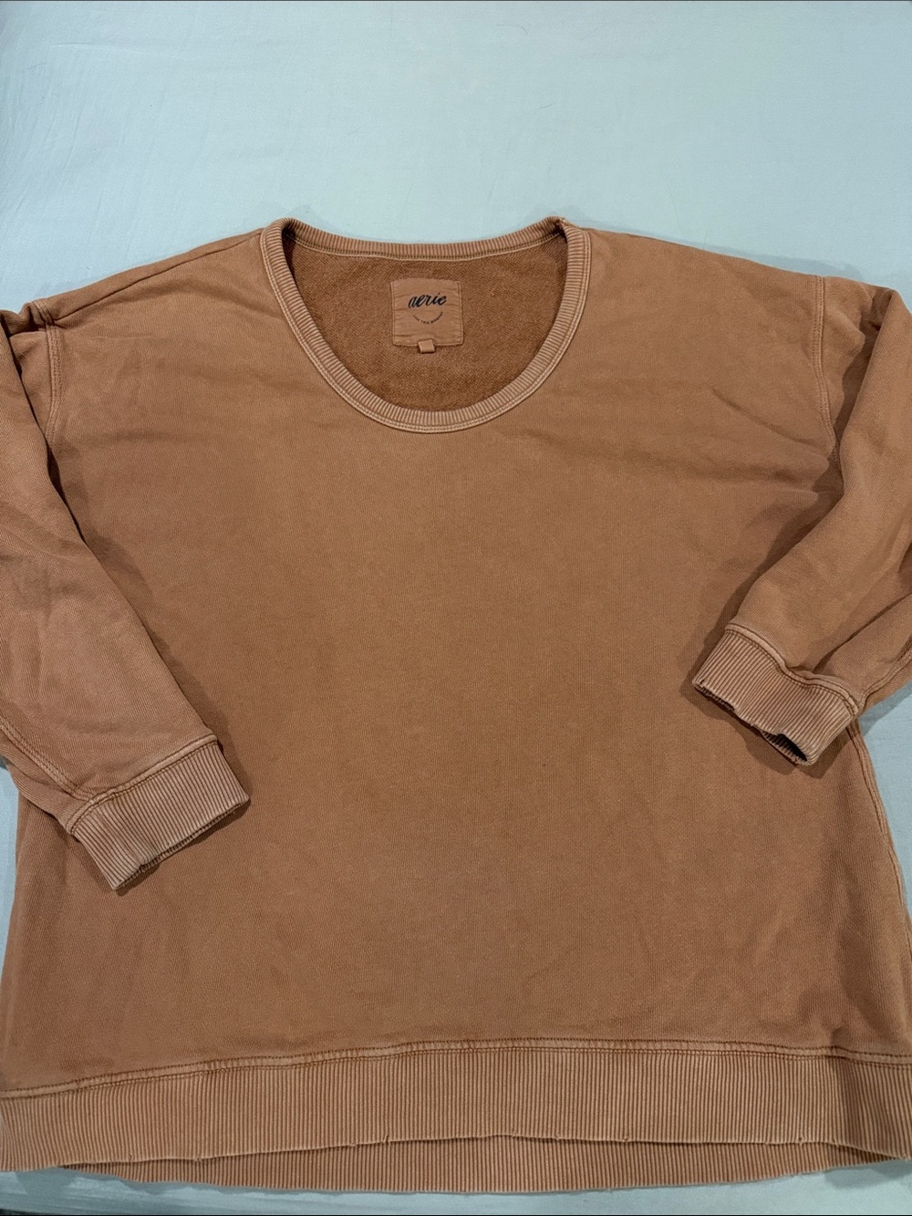 aerie Burnt Orange Cozy Pullover Sweatshirt